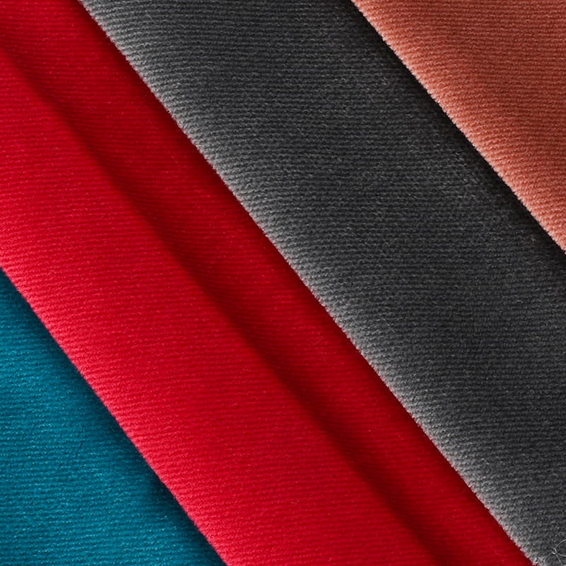 Tessuto di mobili divano in velluto in twill piatto